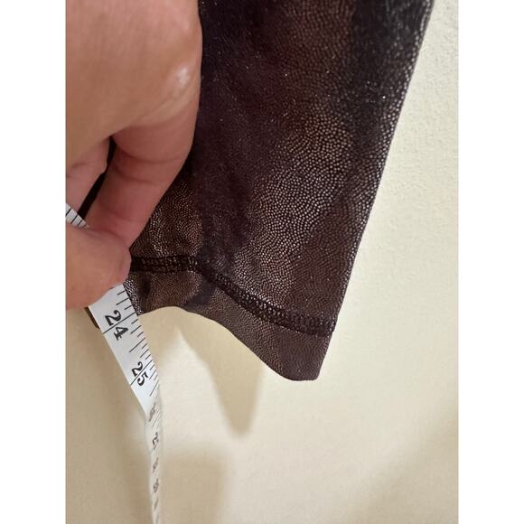 Lululemon Align High Rise Shine Pant Leggings Sz 2 Sparkly 24” Bronze Nice! - Picture 5 of 8